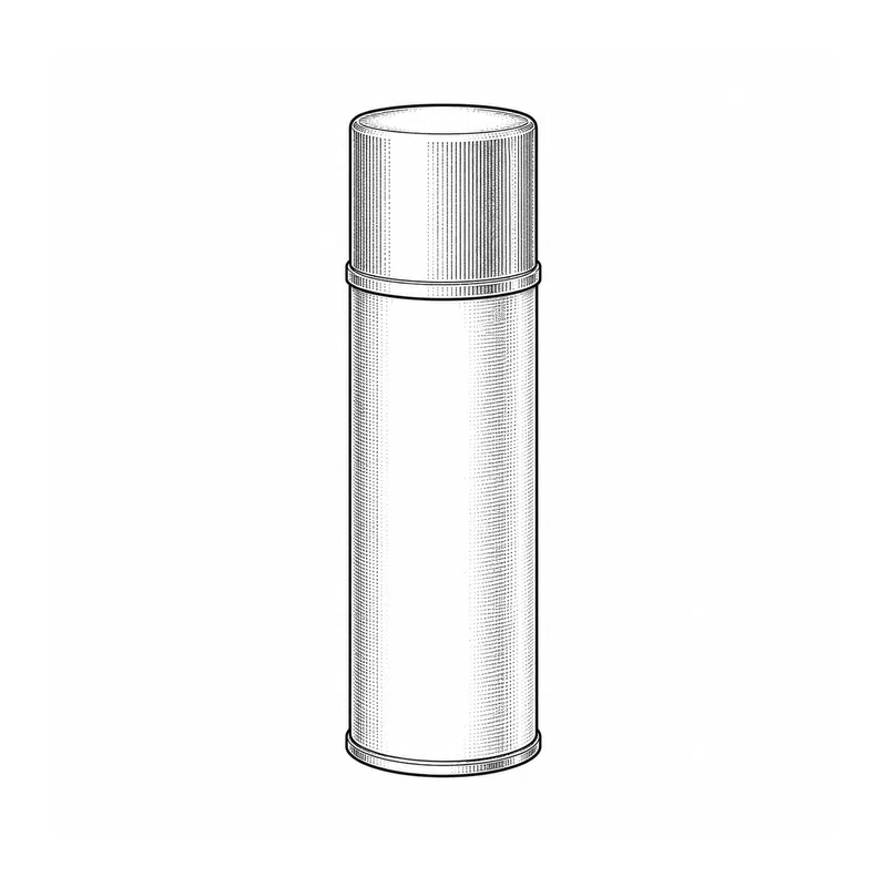 Technische Strichzeichnung zum Bauteiltyp: Seilfett Fettspray Liqui Moly 500 ml Art. 6135