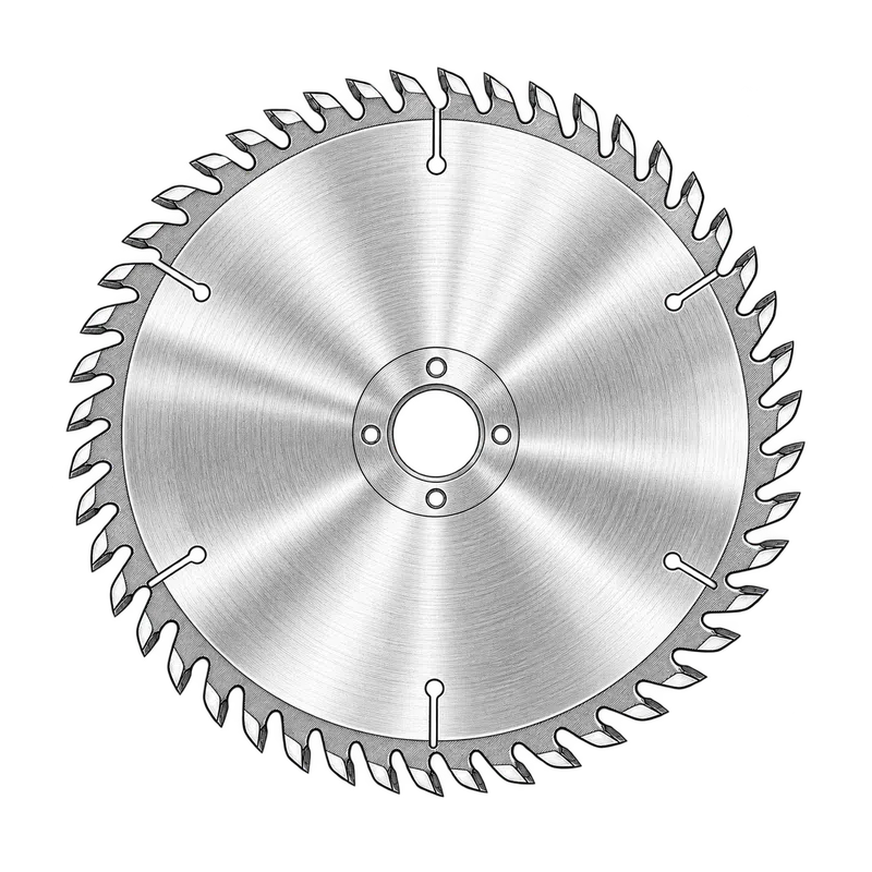 Technische Strichzeichnung zum Bauteiltyp: Sägeblatt Kreissägeblatt Chrom Vanadium 700/35 56 Zähne Art. 177-703
