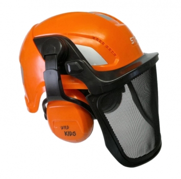 Spielzeug -Helm STIHL, Kopfschutz, Visier, Gehörschutz, keine Sicherheitsausrüstung! STIHL Wild Kids 04204600001