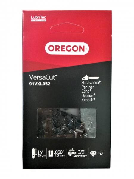 91VXL052 Oregon Sägekette 3/8" Versacut 1,3 Treibgliedstärke 52 Treibglieder Halbmeißel 91VXL052E